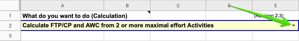 Calculate FTP/CP and AWC from 2 or more maximal effort Activities - SuperPower Calculator