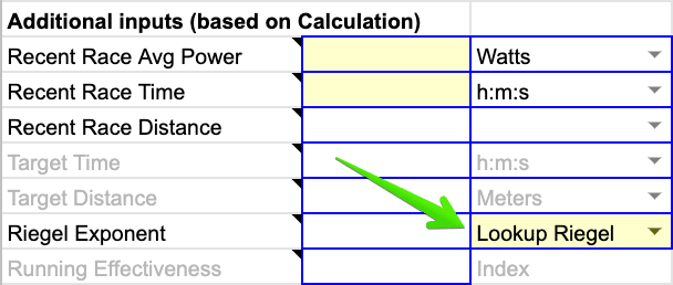 Lookup Riegel From Calculation - SuperPower Calculator