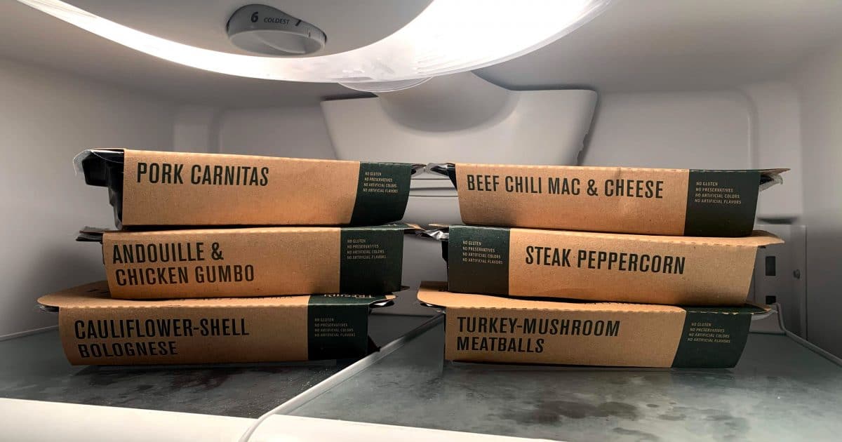 Freshly meals in my refrigerator